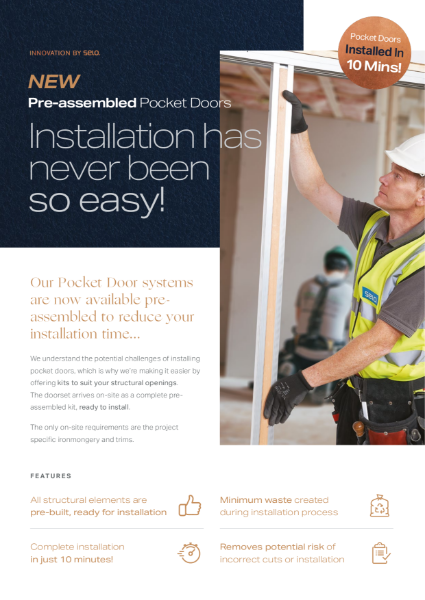 Enigma Pre-assembled Pocket Door systems Flyer