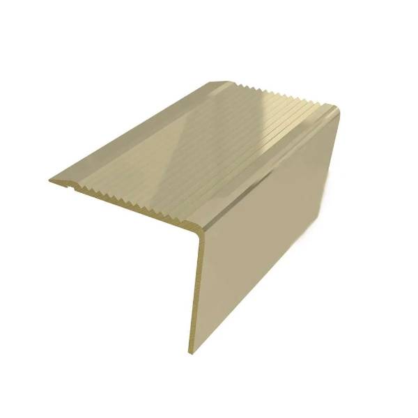 BN1SLR/55R - Brass Ridged Stair Nosing