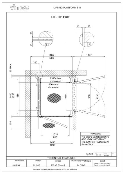 S11Plus - Technical Drawing