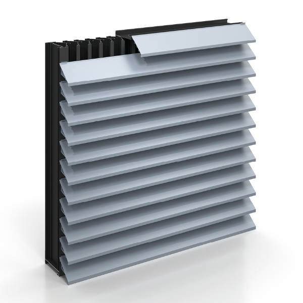 CS Louvres - Architectural Line Louvres - Double-Bank Architectural Louvres
