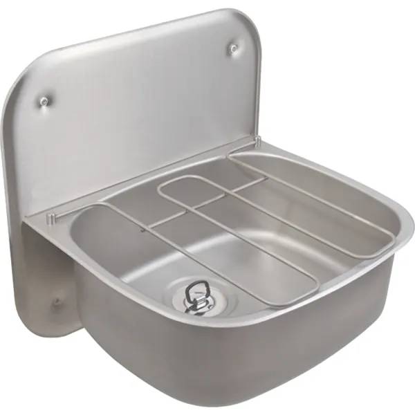 Twyford Sola Cleaner Sink With High Back And Hinged Grating