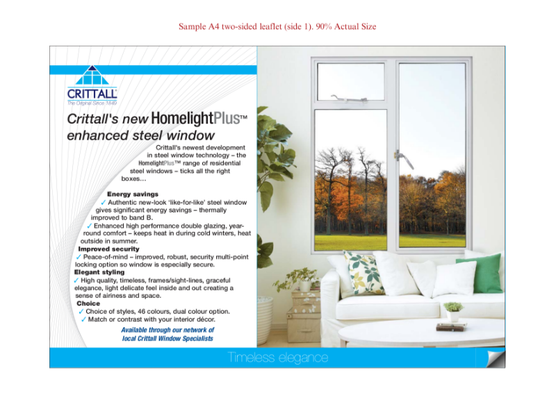 Homelight Plus leaflet