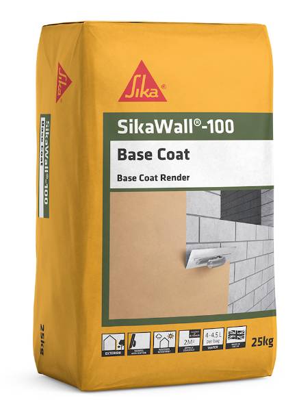 SikaWall®-100 Base Coat - Base Coat Render