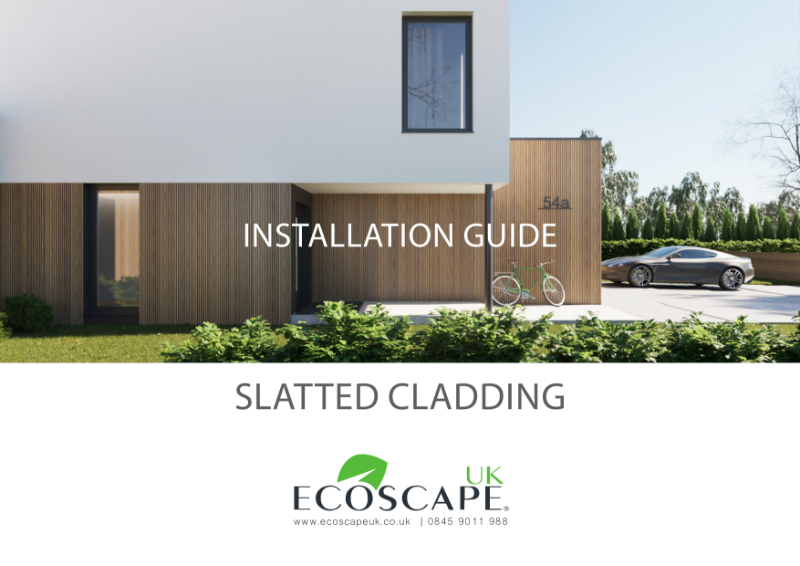 Ecoscape UK Slatted Cladding Installation Guide