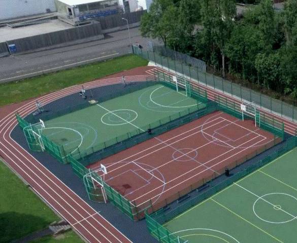 MUGA Sports Surface - Anti Slip Polymeric Surface  - Anti-slip System