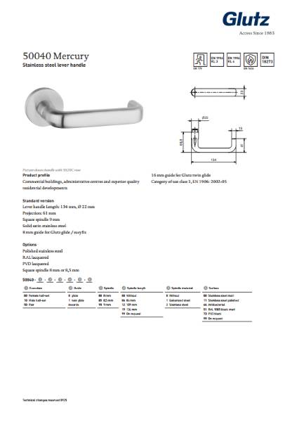 50040 Datasheet