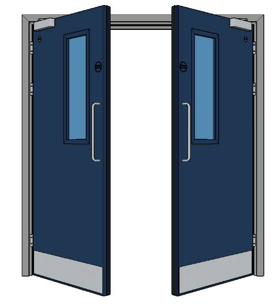 Refinedoor - Type 6 - PVC Postformed Severe Duty Doorset