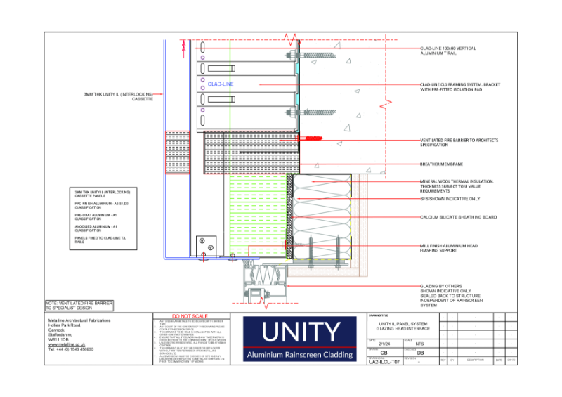 Unity A2 IL-T07 Technical Drawing