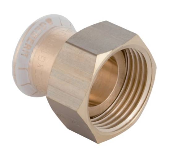 Geberit Mapress Copper Adaptor With Union Nut