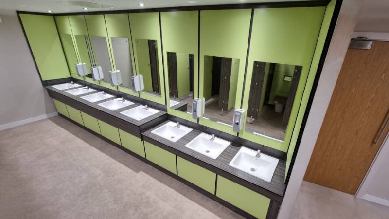 Compact Flat Panel - Washroom Vanity Unit