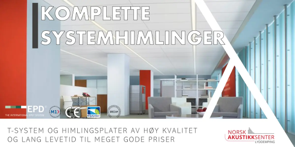 Få optimal lyd med våre komplette systemhimlinger for alle miljøer!