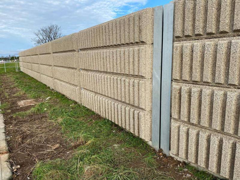 CONCRETESoundBlok Concrete Noise Barrier - Concrete Noise Barrier System