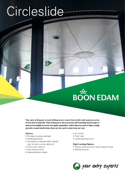 Circleslide - curved sliding doors