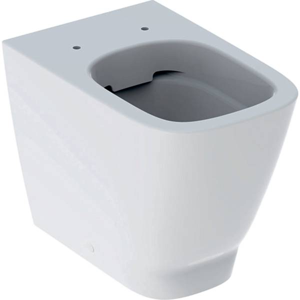 Smyle Square Floor-Standing WC, Washdown, Back-To-Wall, Shrouded, Rimfree