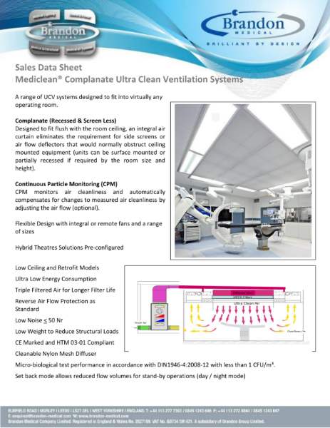 Brochure Mediclean UCV Systems
