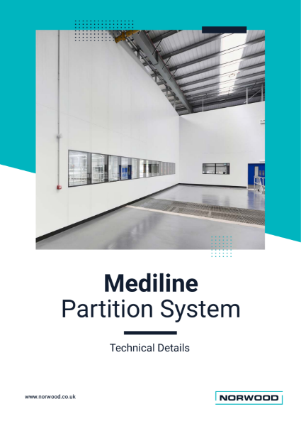 Norwood Mediline Partition System Technical Drawings