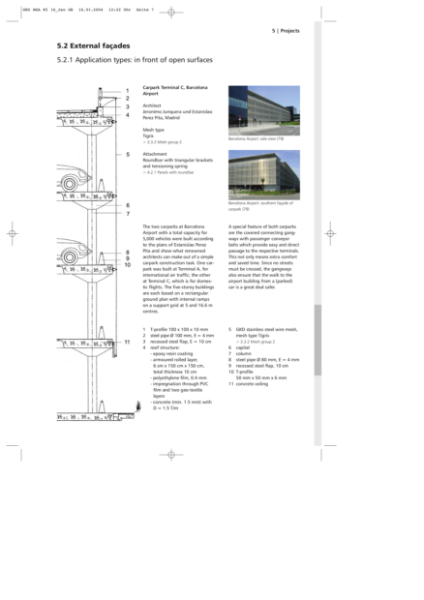 External Façades -  Carpark Terminal, Barcelona