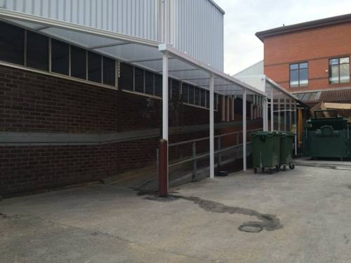 Solihull Hospital - Wall Mounted Canopy