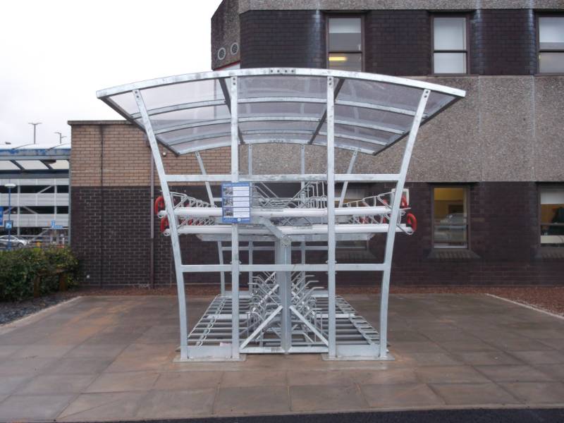 Brighton Double Two Tier Bike Shelter