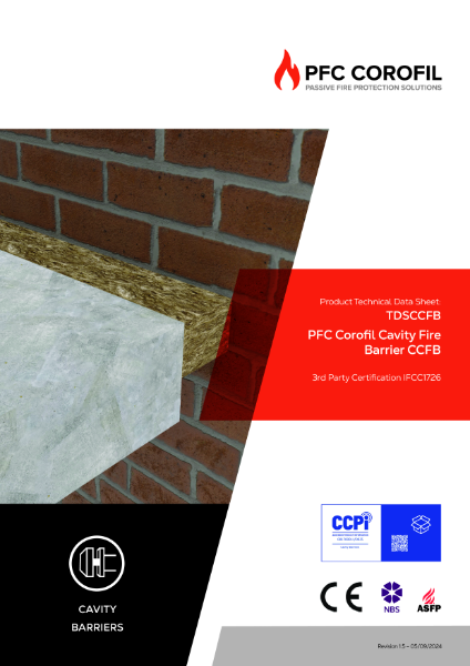 PFC Corofil Cavity Fire Barrier CCFB - Datasheet