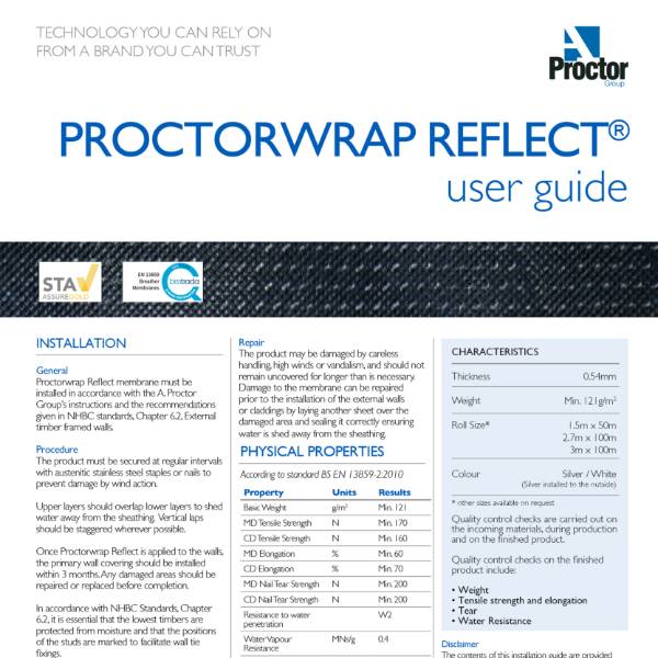 Proctorwrap Reflect Installation Guide