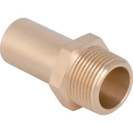 Geberit Mapress Copper Adaptor With Male Thread And Plain End