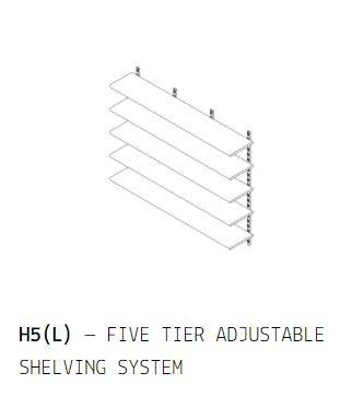 Adjustable H-Type Shelving