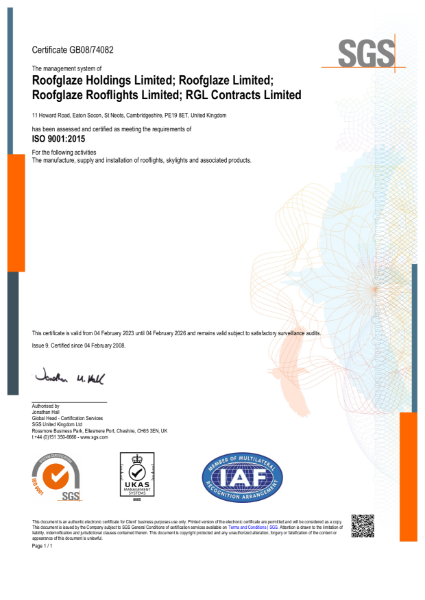 ISO 9001 Certificate 2023