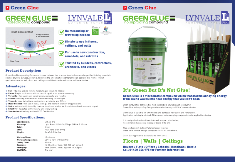 Green Glue Infomation Sheet