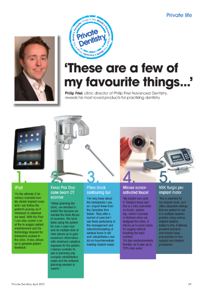 Case Study - Top 5 Most Loved Products in Dentistry
