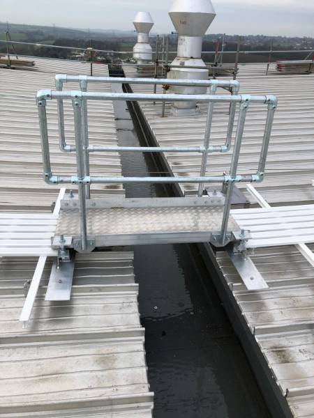 Industrial Stair System - Step Over Unit; Bridge Unit