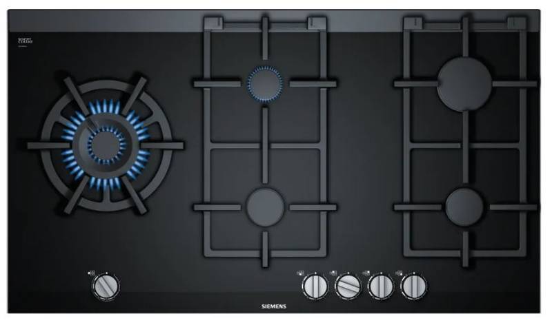 Siemens 90 cm Gas Hob on Ceramic Glass