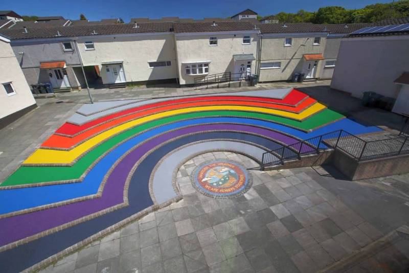 Flaxton Rainbow, Flaxton Square - Skelmersdale