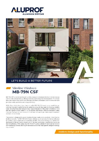 Aluprof MB-79N CSF (Casement Slim Frame)