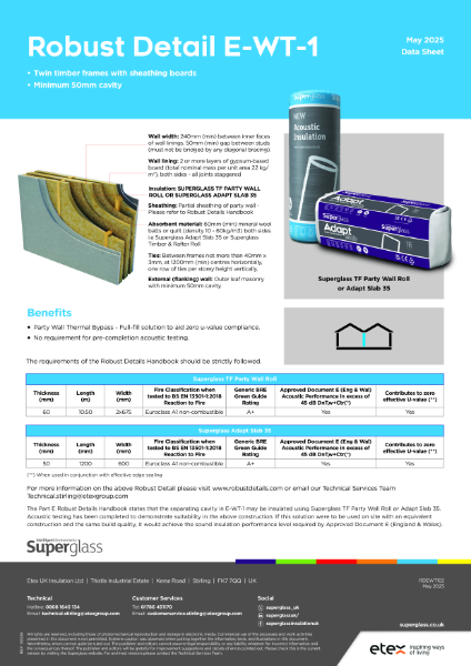 Timber Frame Party Wall Robust Details Solutions
