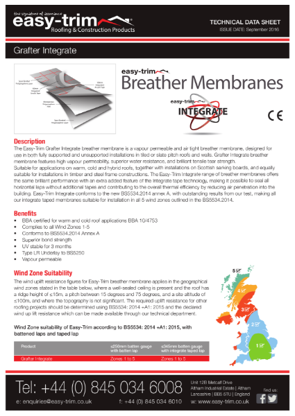 Integrate Grafter Datasheet