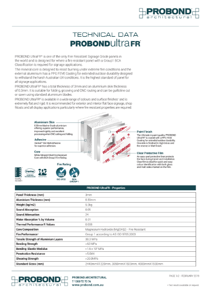 PROBOND Ultra FR TDS