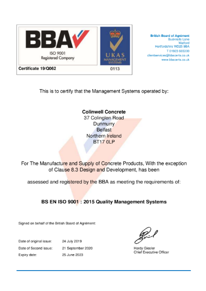 BS EN ISO 9001 Quality Management Systems