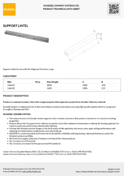 Support Lintel