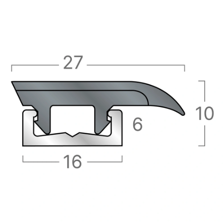 Clip-Top - PVC-u and Metallic PVC-u Tops