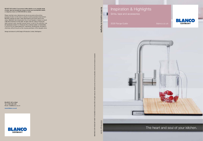 04. BLANCO Sinks and Taps Inspirations & Highlights Brochure