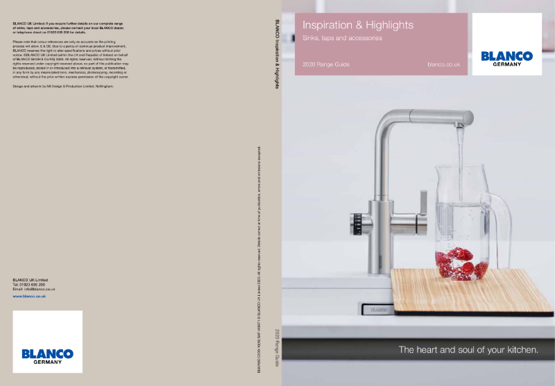 BLANCO Inspirations & Highlights brochure