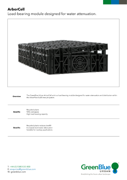 GBU ArborCell Datasheet