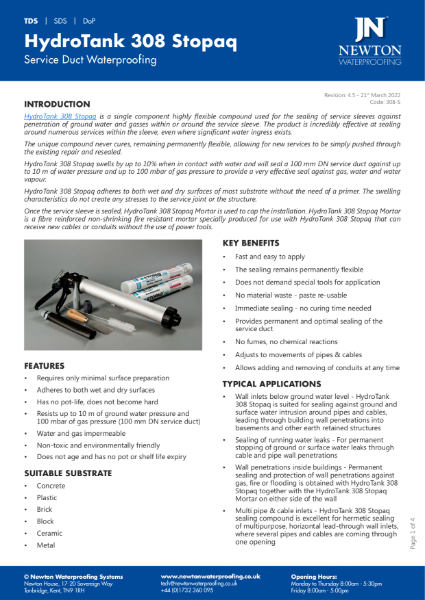 HydroTank 308 Stopaq