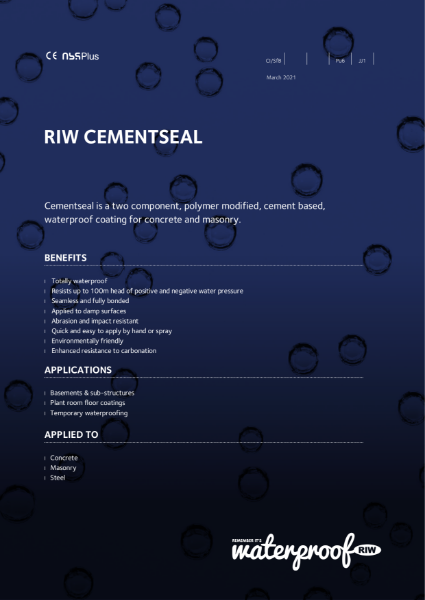 RIW Cementseal