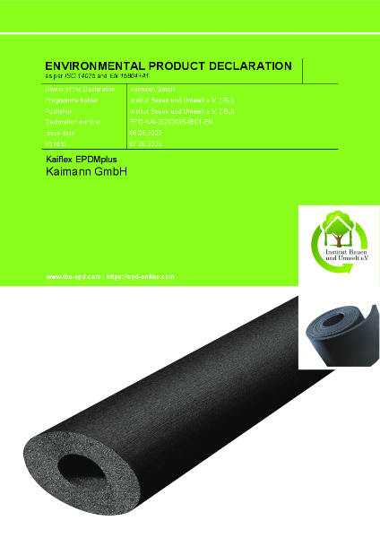 EPD Kaiflex EPDMplus