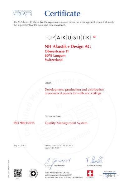 ISO 9001 (Topakustik)