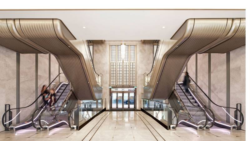 Art Deco Escalator Hall for Knightsbridge store