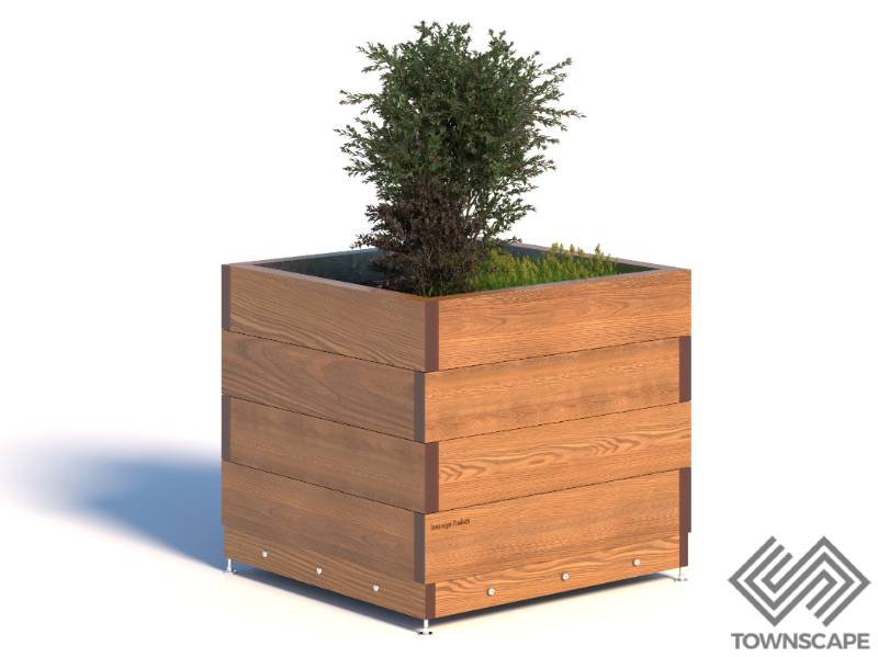 Townscape Timber Planter Gunwharf