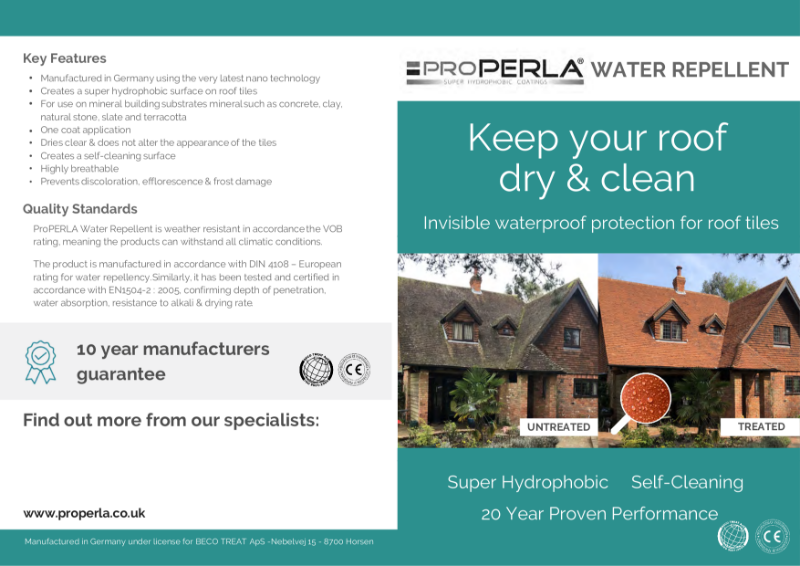 ProPERLA Water Repellent Brochure